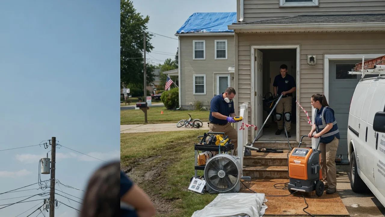Water Damage Repair in New Vienna, OH near me